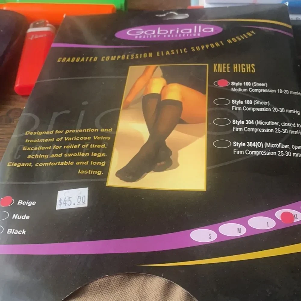 *Lot of 2* Elastic Support Knee highs
